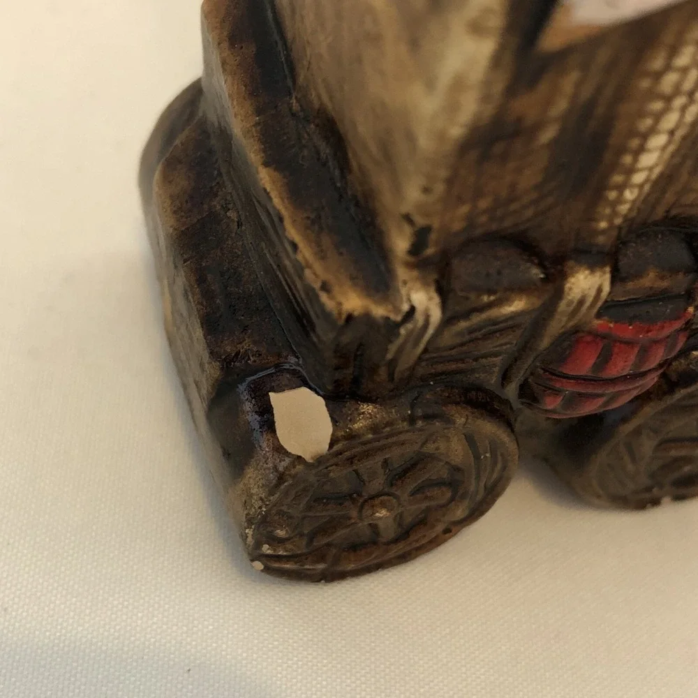 Vintage Covered Wagon Reno Salt & Pepper Shakers Western Theme Collectible READ‎